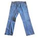 Levi's Jeans | Levis 501 Mens 36x29 Button Fly Blue Light Wash Denim Straight Leg Regular Jeans | Color: Blue | Size: 36