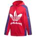 Adidas Tops | Adidas Women’s Trefoil Floral Oversized French Terry Pink Hoodie Sweatshirt M | Color: Blue/Pink | Size: M