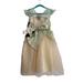 Disney Dresses | Disney Store Girls 4 Tiana Princess Dress Sparkle Glitter Green Flawed | Color: Green/Yellow | Size: 4g