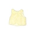 H&M Faux Fur Vest: Yellow Jackets & Outerwear - Kids Girl's Size 2