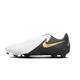 Nike Herren Phantom Gx Ii Academy Fg/Mg Fußballschuh, White Black MTLC Gold Coin, 44.5 EU