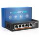 6 Port 2.5G Umanaged Ethernet Switch, 5 x 2.5G Base-T Ports, 1 x 10G SFP, Compatible with 100/1000/2500Mbps, Metal Fanless, Desktop/Wall Mount YuanLey 2.5Gbe Network Switch for Wireless AP, NAS, PC