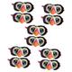 Gatuida Kids Eye Mask 10 Pcs Toucan Eye Mask Plush Cute Child Kids Eye Patch