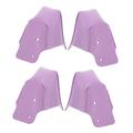 Happyyami 8 Pairs Skate Boots Pro Skateboard Skates Toe Caps Kids Roller Skates Skate Accessory Roller Skate Toe Guards Kid Skates Leather Child Ice Skates Protective Cover Purple