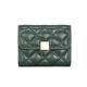 TABKER Purse Women's Genuine Leather Coin Purse Change Pouch Wallet for Bills Coin Pouch Card Holder (Color : Green)