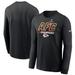 Men's Nike Black Kansas City Chiefs 2023 AFC Champions Iconic Long Sleeve T-Shirt