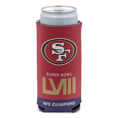 WinCraft San Francisco 49ers 2023 NFC Champions 12oz. Schlanker Dosenkühler Image