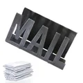 Porte-courrier en métal pour bureau à domicile porte-enveloppe trieur de courrier