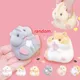 Poupées en peluche de flocage de hamster doux laiteux gras jouets Kawaii Kawaii capsules