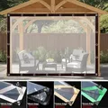 Film PEVA Transparent pour Pergola de Cour Rideau Transparent pour Jardin Plantes Succulentes