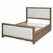 Red Barrel Studio® Full Size Platform Bed w/ Wood Frame & 4 Drawers Upholstered/Linen in Brown | 46.9 H x 56.2 W x 79.5 D in | Wayfair