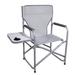 Zenithen Foldable Beach Chair in Gray | 32.75 H x 37.5 W x 19 D in | Wayfair 246804