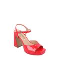 Ziarre Patent Block Heel Sandal