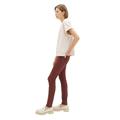 TOM TAILOR Damen Alexa Skinny Jeans in PU Leder-Optik, 30337 - Raisin, 30/32