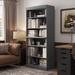 100% Solid Wood 6-shelf Bookcase with Optional Solid Wood, Clear or Frosted Glass Doors by Palace Imports - 32"w x 72"h