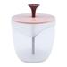Kaloaede Facial cleanser foamer cleansing face wash foam foamer foaming cup Bathroom Storage Cabinet over Toilet (Pink)