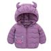 YYDGH Toddler Girls Boys Winter Jacket Warm Lightweight Puffer Coat with Bear s Ear Hoodie Windbreaker for Girls