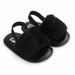 Bmnmsl Baby Girls Plush Sandals Open Toe Fur Princess Flats Walking Shoes