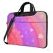 YFYANG 14 inch Universal Laptop Bag Oxford Cloth Laptop Sleeve Multi-functional Rainbow Romantic Love Notebook Computer Messenger Bag Handbag