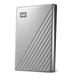 WD Mobile hard disk 2.5 inch 2TB Silver Built-in 256-bit AES 256-bit AES Encryption Mobile Type-C Metal inch Mobile Type-C Silver Portable Solution 2.5 Type-C 2TB Portable Solution Advanced Radirus