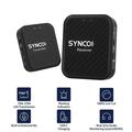 SYNCO Microphones 1 Lavalier 1 1 Lavalier Mic 1 Receiver 1 Wireless 1 Live Interview Video 70M 3.5mm - Ideal Camera Wireless 70M Lavalier 3.5mm - Ideal