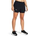 UNDER ARMOUR Damen Shorts UA FLY BY 2IN1 SHORT, Größe S in Schwarz