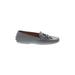 Tod's Flats: Slip-on Platform Classic Gray Solid Shoes - Women's Size 40 - Almond Toe