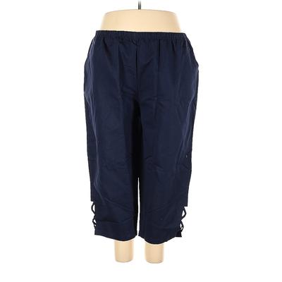 Blair Casual Pants - High Rise: Blue Bottoms - Women's Size 3X