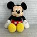Disney Toys | Disney Mickey Mouse 18” Plush Stuffed Animal Signature Red Pants | Color: Black/Red | Size: 18” Approximate Measurements See Pictures