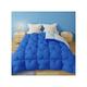 Casabel - Couette 140x200 cm Hiver Grand Froid - Bleu - Garnissage Haute Densité 700g/m² Fibre