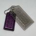 Coach Bags | Coach Extra Large Poppy Hangtag | Color: Purple/Silver | Size: Os