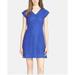 Kate Spade Dresses | Kate Spade New York Guipure Lace A-Line Mini Dress Cap-Sleeve Blue | Color: Blue | Size: 10