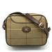 Burberry Bags | Burberrys Plaid Shoulder Bag Pochette Canvas Leather Khaki Brown | Color: Green | Size: Os