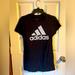 Adidas Tops | Adidas Short Sleeve Shirt , Never Worn! | Color: Black/White | Size: S