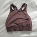 Lululemon Athletica Tops | Lululemon X Soulcycle To The Beat Bra High Neck Purple Taupe Size 6 | Color: Purple | Size: 6