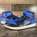 Nike Shoes | Jordan 1 Mid Splatter Royal Size 10.5 Mens Blue Black Nike Air Retro 2018 554724 | Color: Black/Blue | Size: 10.5