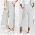 Athleta Pants & Jumpsuits | Athleta Tribeca Crop Pants In Tern Grey Mid/High Rise Upf50+ | Color: Gray | Size: 10