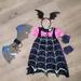 Disney Costumes | Disney Vampirina Halloween Bootiful Costume Kid’s Size 4-6x Headband Dress Wings | Color: Black/Purple | Size: Osbb