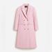 J. Crew Jackets & Coats | Nwt Jcrew Double-Breasted Topcoat In Italian Melton Wool Blend. Size 4 | Color: Pink | Size: 4