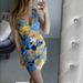 Zara Dresses | Hp Zara Dress | Color: Blue/Gold | Size: S