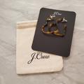 J. Crew Jewelry | J.Crew Valentines Day Hoop Dangle Drop Tortoise Heart Drop Dagnle Earrings | Color: Black/Brown | Size: Os