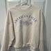 American Eagle Outfitters Tops | American Eagle Sweatshirt | Color: Blue/White | Size: L