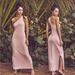 Free People Dresses | Free People Beach Saturday Night Midi Dress In Pink Large Long Dress Sleeveless | Color: Pink | Size: L