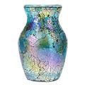 ZHIPINHUI 8" H Mosaic Vase Glass Vase,Decorative Flower Vase,Decor Home Modern Midsize Mosaic Vase for Bedroom Livingroom Kitchen Office Wedding,Unique Mosaic Glass Vase Gift (Green)