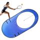 Monozoz Tennis Net Targets, Foldable Net Equipment for Outdoor Indoor Training, Tennis Training Target Hitting Accessories Racquet Trainer Practice Window for Beginners