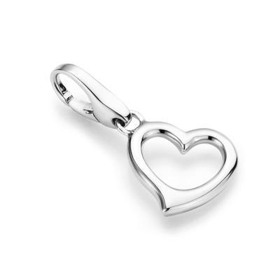 Charm Herz "Floating Heart, Silber 925", silber, GIORGIO MARTELLO MILANO, Charms, Damen, Silber 925 (Sterlingsilber) Image