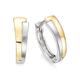 Paar Creolen BRUNO BANANI "Schmuck Geschenk Silber 925 Ohrschmuck Ohrringe Gold" Gr. Silber 925 (Sterlingsilber), goldfarben (silberfarben, gelbgoldfarben) Damen Creolen