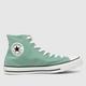 Converse all star hi trainers in green