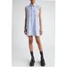 X Thomas Mason Stripe Sleeveless Mini Shirtdress