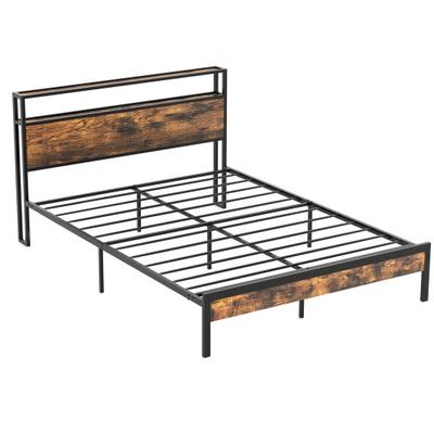 Costway Twin/Full/Queen Bed Frame with Storage Hea...